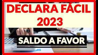 SALDO A FAVOR _ DECLARACION MENSUAL DE IMPUESTO / SUNAT 2023