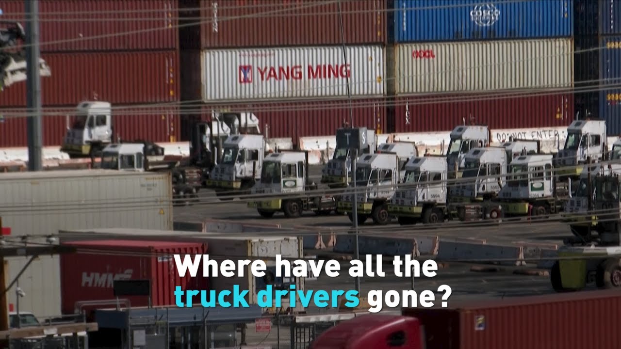 Why is the U.S. freight industry so short on truck drivers? - YouTube