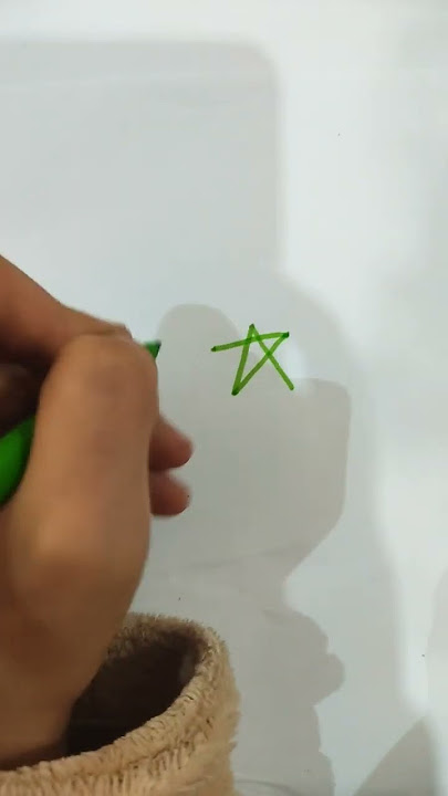 comment dessiner l étoiles du Maroc