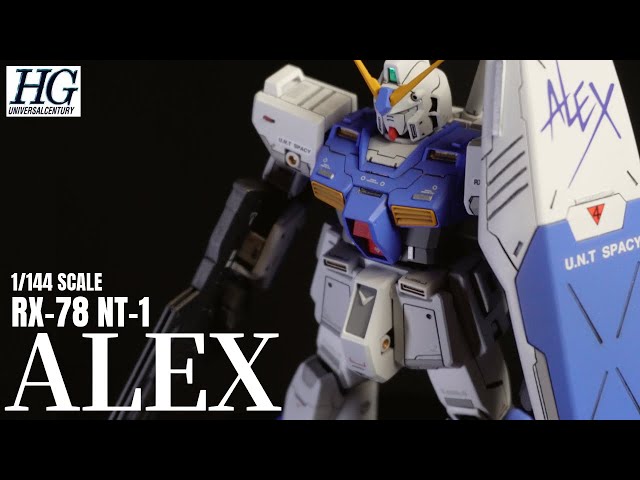 Gunpla Fully Painted] HG NT-1 Alex modified and fully painted