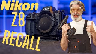 Nikon Z8 Recall - My faulty Z8, what happens to it and how I fix it.