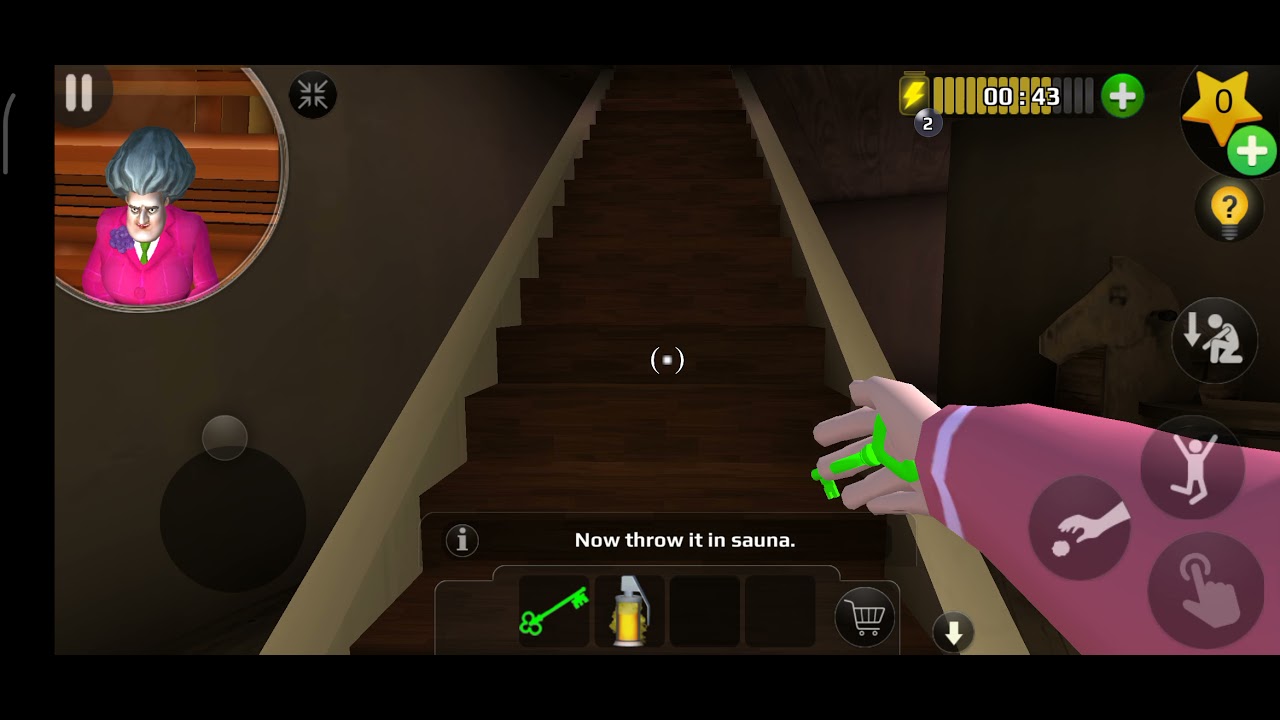 scary teacher 3d part 13 sauna bath - YouTube