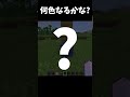 【Minecraft】混ぜたら混ぜたら何色なるかな? #マイクラ #マインクラフト #minecraft #まいくら #shorts