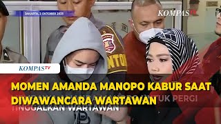 Amanda Manopo Kabur saat Diwawancara Wartawan, Usai Diperiksa Terkait Promosi Judi Online