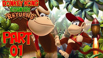 Donkey Kong Country Returns - Part 01 | My bananas!