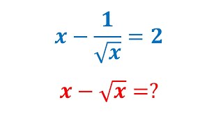 A Nice Radical Equation | Two Ways #maths