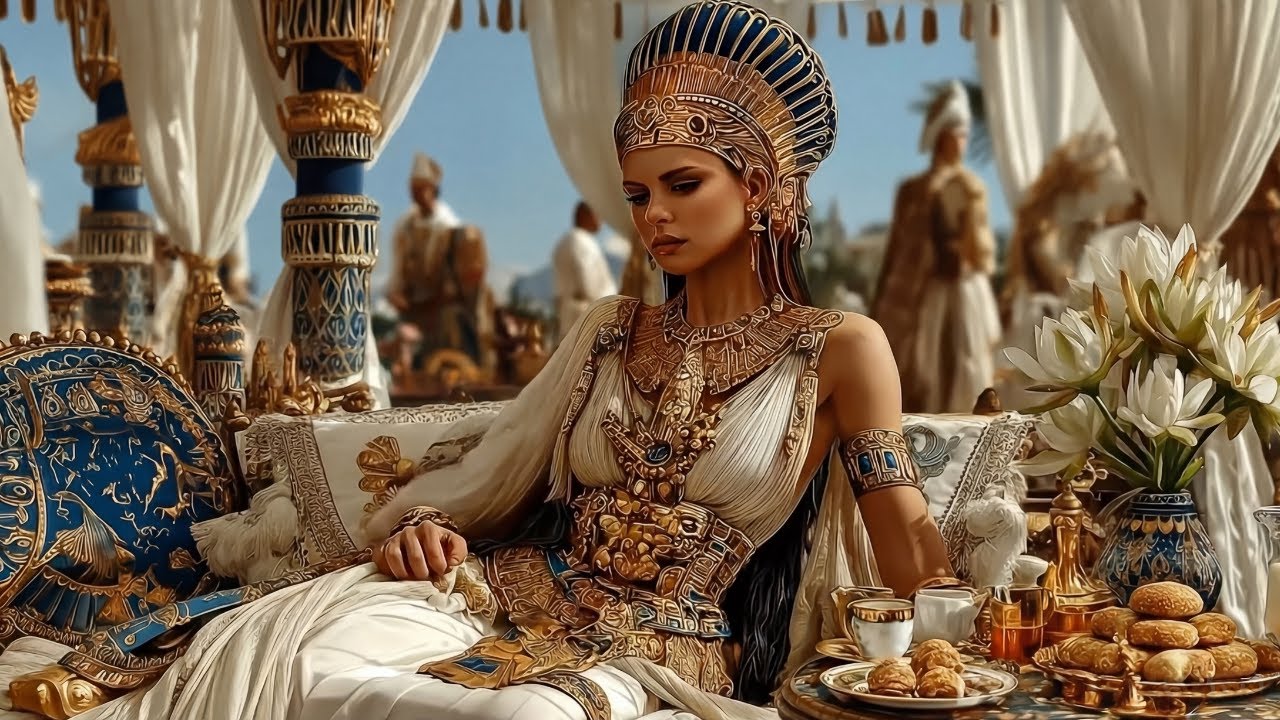 Sacred Egyptian Garden ✨ Deep Study Music, Relaxing & Meditation