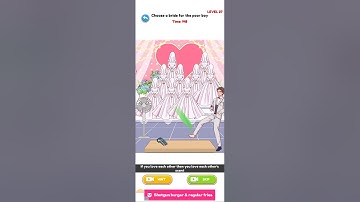 Annoying Puzzle level 27 / Choose a bride for the poor boy