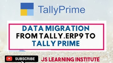 Data migration in tally prime | Data migration | Data migration from tally erp 9 to prime|