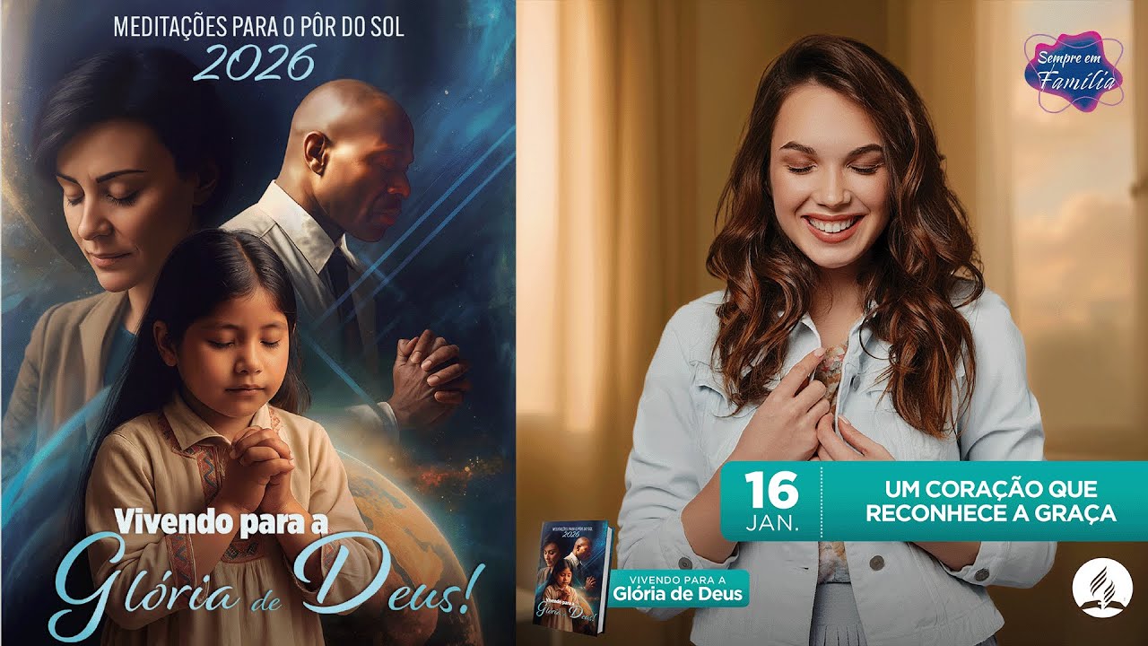 Meditação Por do Sol - UM CORAÇÃO QUE RECONHECE A GRAÇA  (16/01/2026)