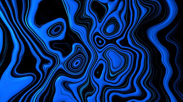 1 Hour of Blue Abstract Liquid Motion | 4K Background Video