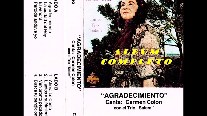 CARMEN COLON CON EL TRIO SALEM (AGRADECIMIENTO) AL...