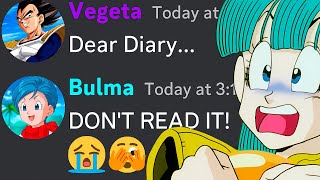 If Vegeta Stole Bulmas Diary But It Gets Even Funnier