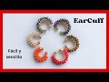 COMO HACER UN AER CUFF ARETE EARRING SIN PERFORACIONES, CON CRISTAL MURANO FÁCIL RÁPIDO Y SENCILLO