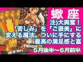 蠍座♏️注)大興奮　「苦しみ」を「ご褒美」に変える魔法。ついに手にする最高の満足感と富：５月後半〜６月前半
