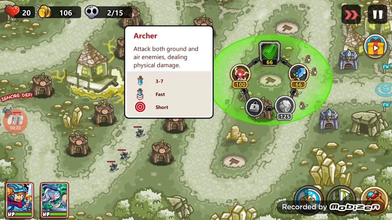 Kingdom Defense 2 Empire Warriors Level 7 YouTube