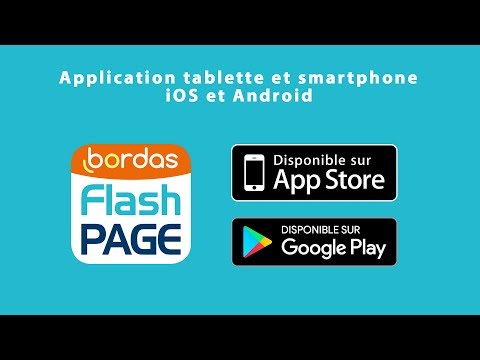 Application gratuite Bordas FlashPage (? démonstration audio)