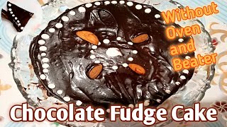 Chocolate Fudge Cake | چاکلیٹ فج کیک | Chocolate Fudge Cake without Oven cookingwithsamina