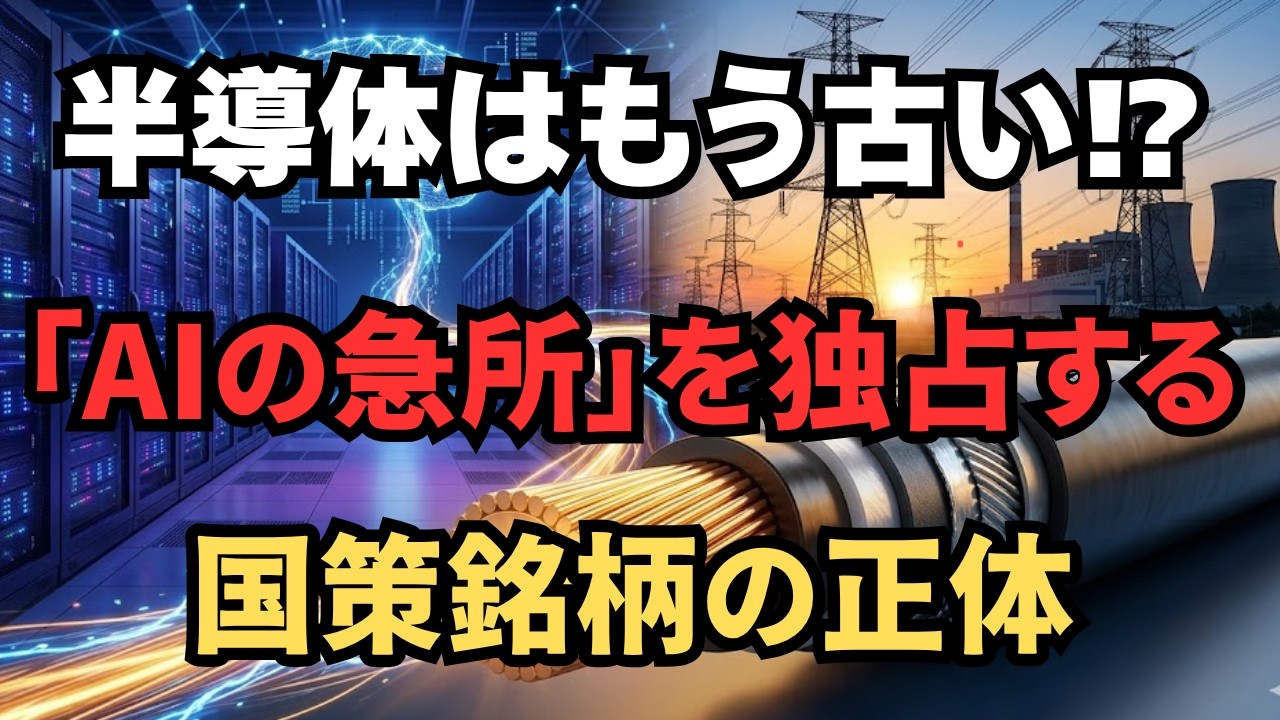 【AI電力の盲点】JX金属が制圧した「銅」の次に来る銘柄を、市場はまだ気づいていない。【5801】古河電工が握る「AI革命の動脈」の本当の正体。