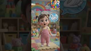 🐦 Bird Names for Kids | Learn Birds with Cute 3D Cartoon | Preschool Learning | Bright Kids Class