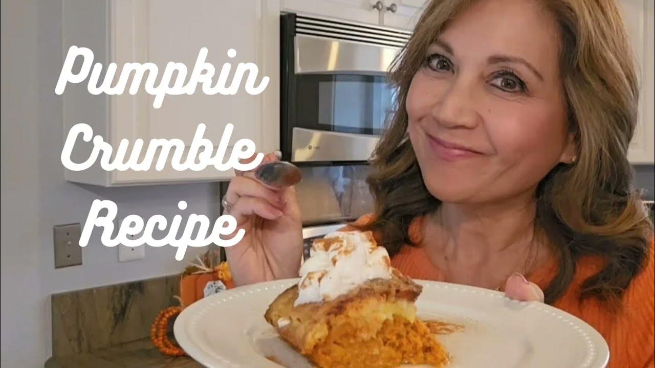 Pumpkin Crumble Dessert Easy Recipe! YouTube