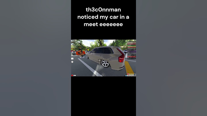 th3c0nnman noticed my slammed volvo suv in a roblox southwest florida car meet!!! #roblox