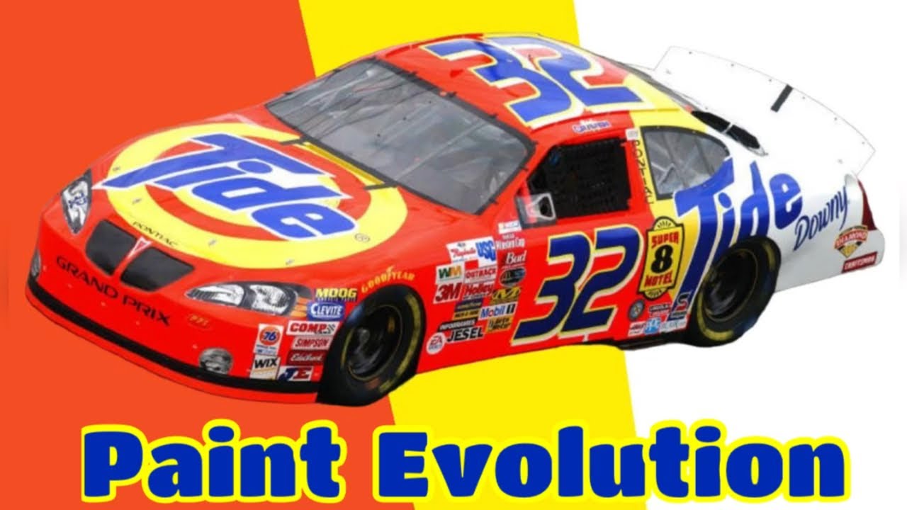 NASCAR Paint Scheme Evolution Tide YouTube