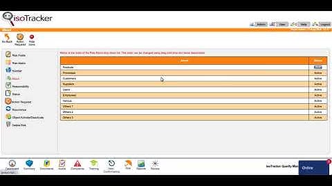 How to set-up the isoTracker Risk software