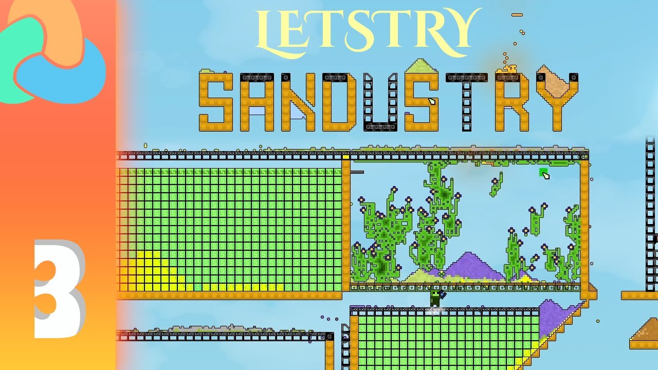 A Rocket Launcher? Plants, and Pipes, and a Mess - Sandustry Ep 3