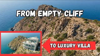 From Empty Cliff to Luxury Villa | Cinematic Coastal Construction Time-Lapse (4K)