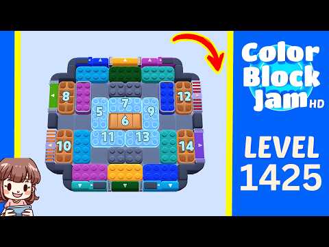 Color Block Jam Level 1425 walkthrough video preview
