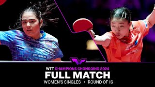 : FULL MATCH | Adriana Diaz vs Miwa Harimoto | WS R16 | #WTTChongqing 2024