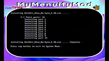 Install a Custom System Menu theme using MyMenuifyMod