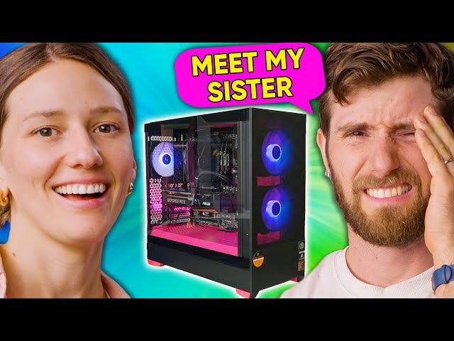 This Is So Embarrassing! - Building a PC with My Sister class=