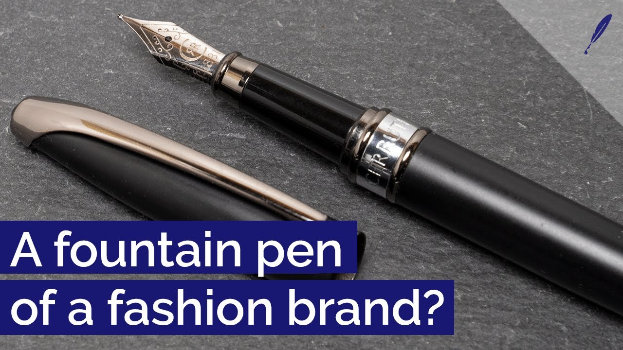 Cerruti 1881 Abbey Fountain Pen - Review - An accessoire or a serious fountain  pen? - YouTube