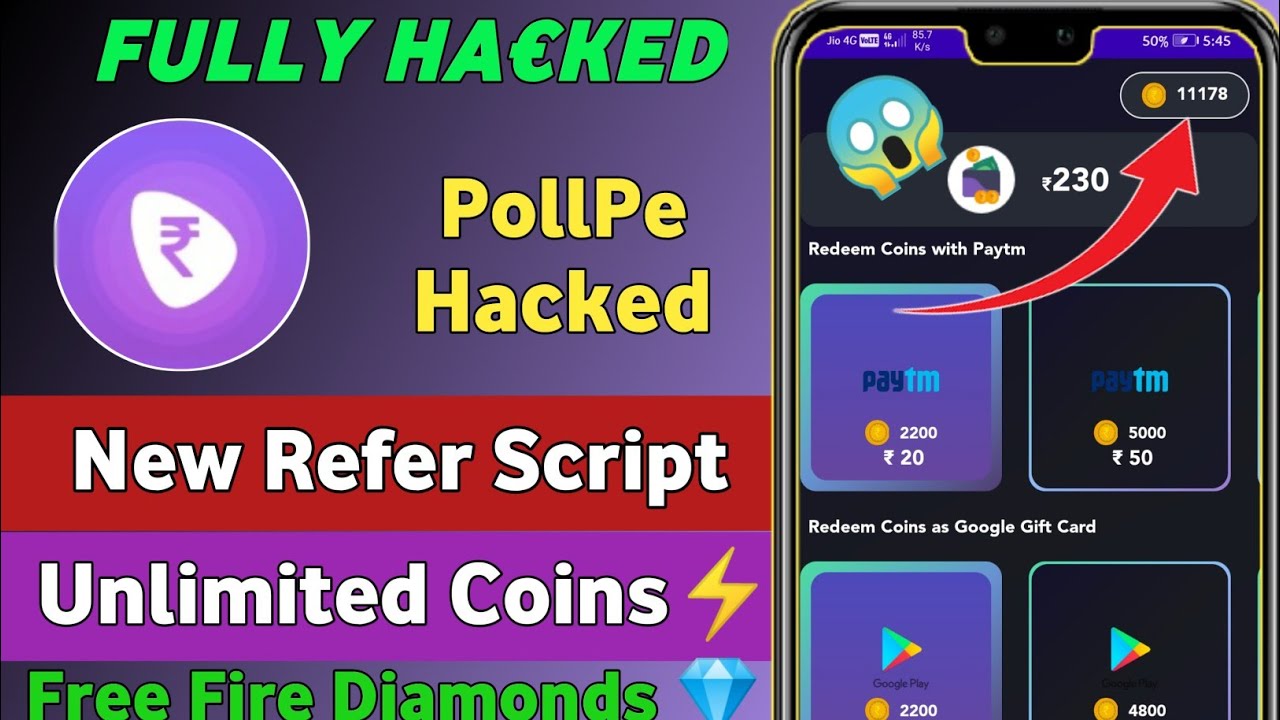 Pollpe Pay Unlimited Trick | Earn Free Paytm Cash | Pollpe App | Poll Pe | Poll Pay H@ck | Poll Pay