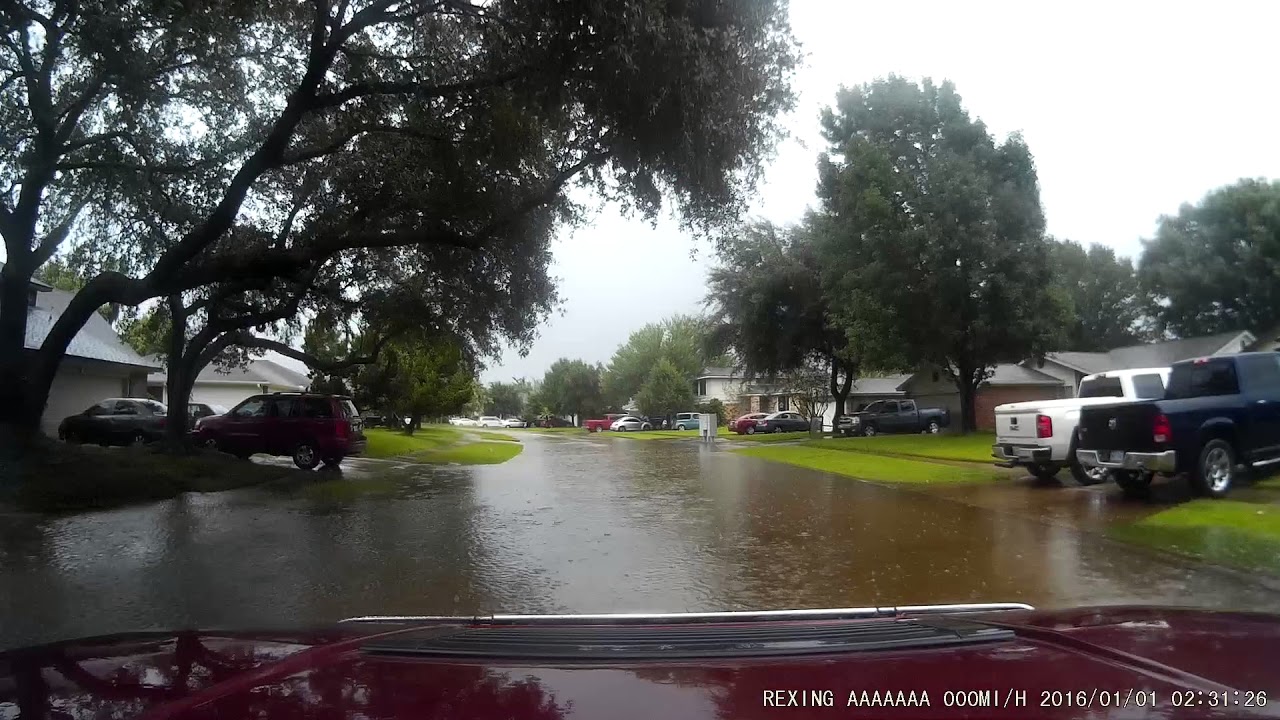 Katy tx villages of bear creek flooding YouTube
