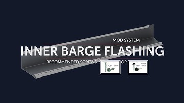Assembly manual for Inner Barge Flashing | MOD System