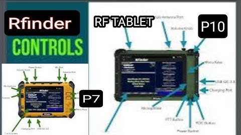Rfinder Tablet - DMR, V/UHF & Android 9