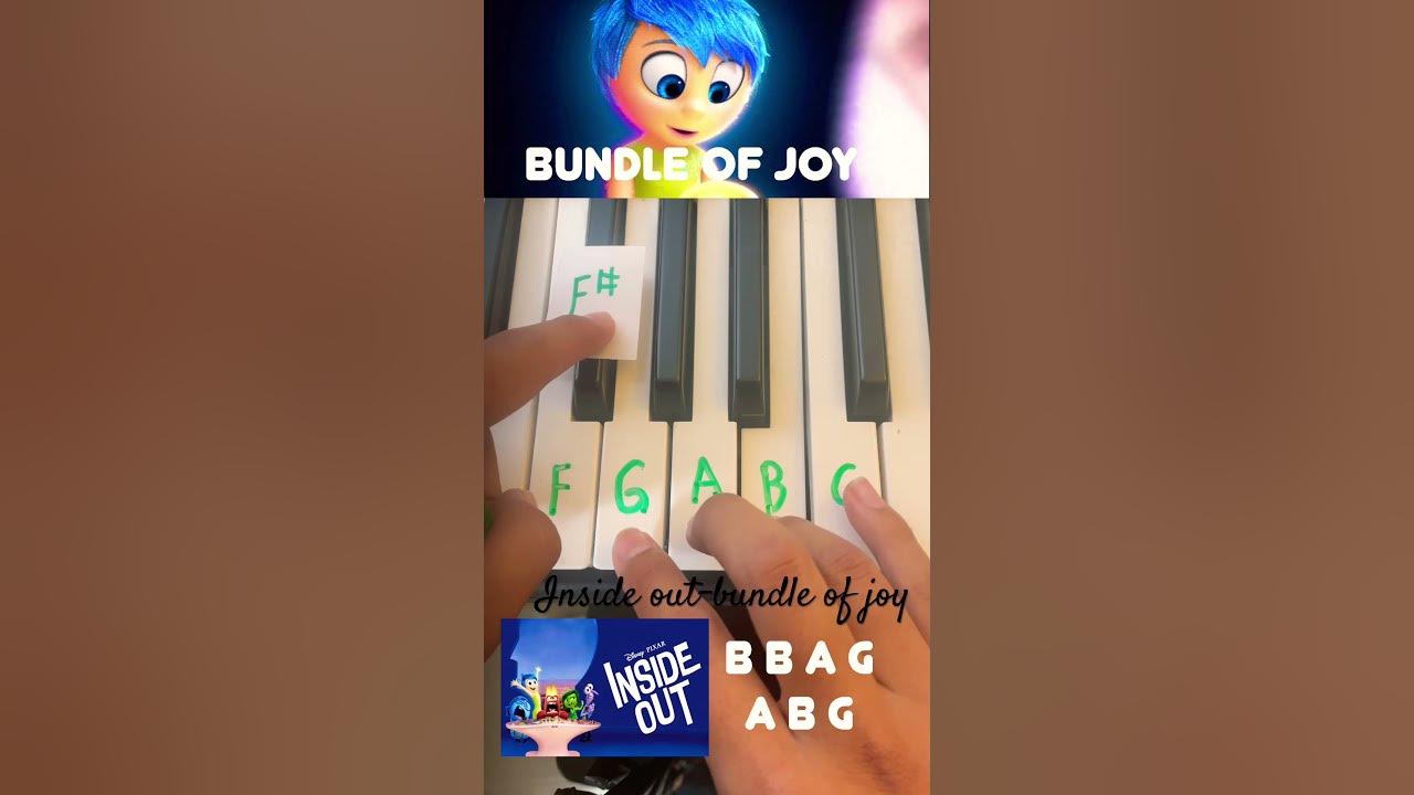 Inside out- bundle of joy (easy piano tutorial)