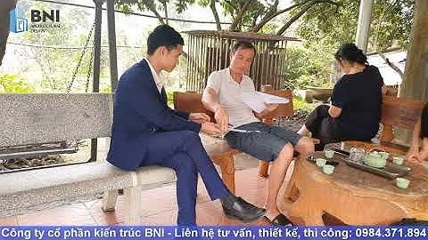 ✅ Khảo Sát Thiết Kế Biệt Thự 2 Tầng Mái Nhật Hiện Đại tại TP Thái Nguyên năm 2021-Kiến Trúc BNI