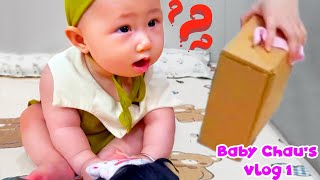 VLOG 1: Baby CHAU Opens Gift Box || Just Laugh Vlog