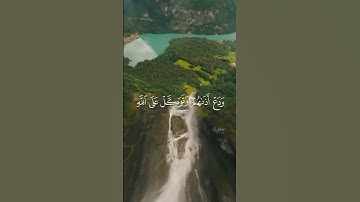 وبشر المؤمنين بأن لهم من الله فضلاً كبيراً سوره الاحزاب المنشاوي رحمه الله تعالى