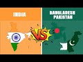 India vs bangladesh  pakistan  country comparison  data around the world