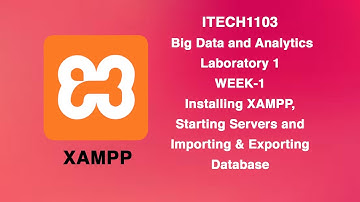 XAMPP Installation | ITECH1103 | LAB1 || Beginners Tutorial
