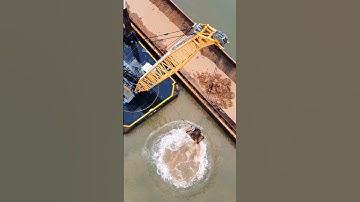 Dredge. #engineering #civil #construction #drone #fpv #aerial #dredge #channel #earthmoving #viral