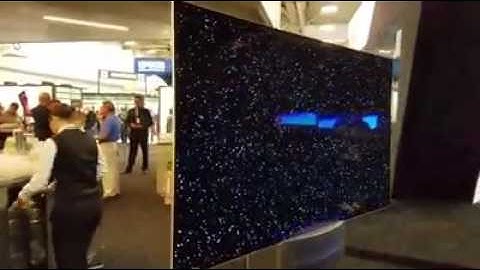 TV screen on both sides