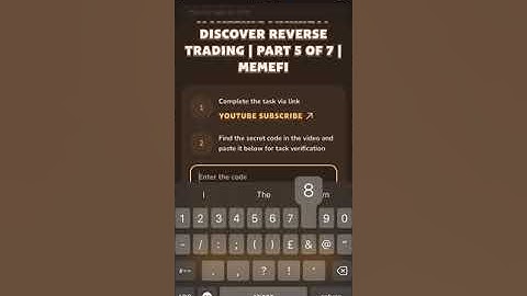 MemeFi |  Memefi Video Code today | Can You Profit from a Falling Market? Discover Reverse Trading |