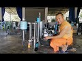 สาธิตเครื่องสูบน้ำพลังงานถ่าน