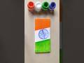 Bharat Tiranga painting 🇮🇳#shortsfeed #youtubeshorts #india #art #viralvideo #viralshorts